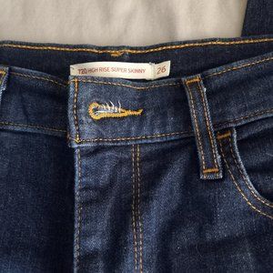 Levi's 720 High Rise Super Skinny Jeans - Used  Sz 26